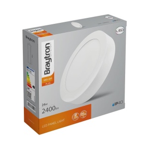 SPOT LED ROTUND PT 24W 2400lm 6500K ALB D:300MM IP40 - Img 5