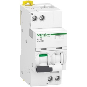A9 ICV40H 1P+N C 6A 30MA A RCBO Schneider Acti9 iCV40 A9DC4606