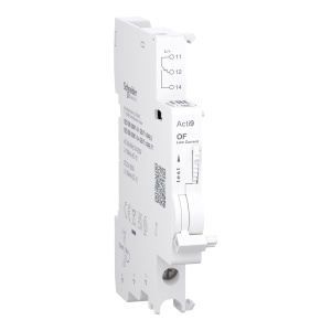 Acti9, Aux OF 2-100mA, conexiune pe jos Schneider Acti9 indication and tripping auxiliaries A9N26914