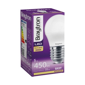 BEC LED 5W G45 PLS 3000K 400LM E27 - Img 3