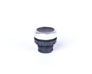Buton plat, cu revenire, fără inscripţionare, negru Noark 105613