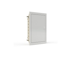 Cofret de distributie cu usa alba din table plata, incastrata, IP40, 2 rand, 24 module Noark 107102
