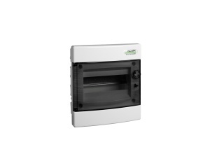 Cofret de distributie din plastic, montare incastrata, usa transparenta, IP40, 1 rând, 4 module Noark 110818