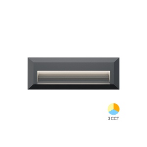 CORP LED PT, 3W 180lm 3in1 VEKTA-B, DREPTUNGHI FUMURIU IP65