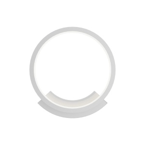 CORP LED PT PERETE 12W 3000K NELA-WL1-RND ALB - Img 3