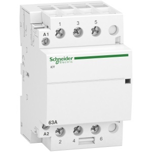 ICT 63A 3NO 220...240Vca 50HZ CONTACTOR Schneider Acti9 iCT A9C20863