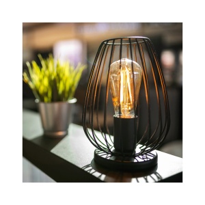 LAMPA DE PERETE W005T-1H-1xE27-NEGRU - Img 2