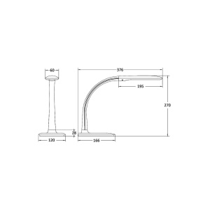 LAMPA LED DE BIROU LB132 7W 4500K NEGRU - Img 4