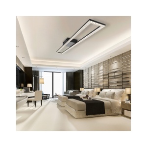 LUSTRA LED 40W CRYSTAL-3IN1-telecomanda-DIM-NEGRU - Img 2