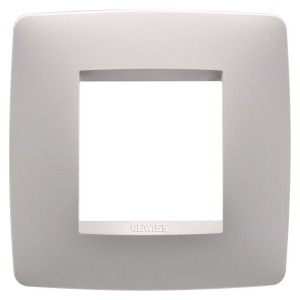 O placă internațională - in tehnopolimer vopsit - 2 module - bej natural - Chorusmart Gewiss GW16122VL