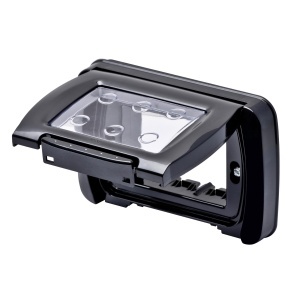 Placă etanșă - autoportantă - 3 circuite - toner negru - sistem Gewiss GW22452