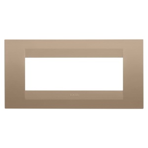 Placă geo - in tehnopolimer vopsit - 6 module - cupru moale - Chorusmart Gewiss GW16406VX