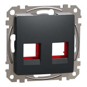 Placa RED RJ45, antracit Schneider Sedna Design & Elements SDD114441C