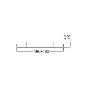 PLAFONIERA LED 36W 3IN1 IP20 SLS-SR-SQR BELLA AURIU - Img 6