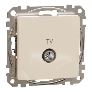 Priza TV intermediara 7dB, bej Schneider Sedna Design & Elements SDD112474