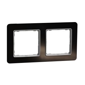 Rama dubla, sticla neagra Schneider Sedna Design & Elements SDD361802