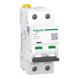 ACTI9 IC60N 2P 40A C Schneider Acti9 iC60 A9F74240