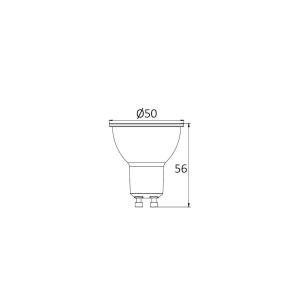 BEC LED 6W DIM MR16 38grad 450LM 4000K GU10 ADVANCE - Img 5
