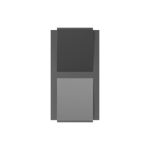 CORP LED PT, 2x6W, 1200lm, 3in1, VEKTA-C WL.2 GRI IP65 - Img 3