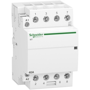 ICT 40A 4NO 220...240Vca 50HZ CONTACTOR Schneider Acti9 iCT A9C20844