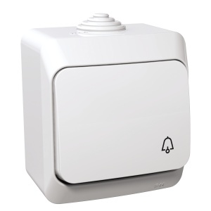 Intrerup. simb. sonerie 16A IP44 PT alb Schneider Cedar Plus WDE000512