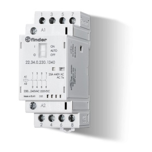 Modular contactors Contacts configuration: 4NO Contact Material: AgSnO2 Rated operating Finder 223402304340