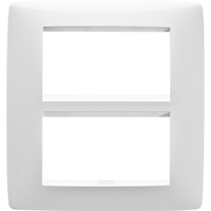 O placă - în tehnopolimer - 8 module - alb - Chorusmart Gewiss GW16108TB
