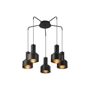 PENDUL P001C-5H-3xE27-NEGRU
