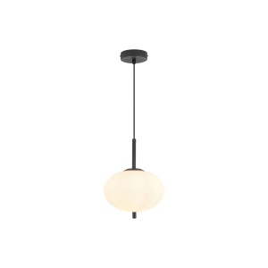 PENDUL S011R-1H-1xE14 OPAL STICLA ELIPTIC