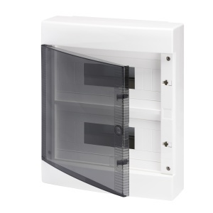 Pereți netezi decorativi encolosure - pre-aranjați pentru blocul de borne - (12X2) 24M Gewiss GW40047