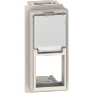 Placa priza RJ 45 1m Keystone nis Bticino Living Now KM07K