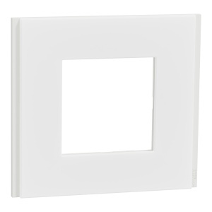 Rama Unica DecoM 1post, Alb translucid Schneider New Unica NU600279