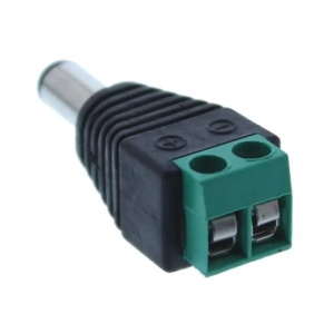 MUFA ALIMENTARE TATA DC 2.1X5.5 BLOC TERMINAL CU SURUB PENTRU CCTV