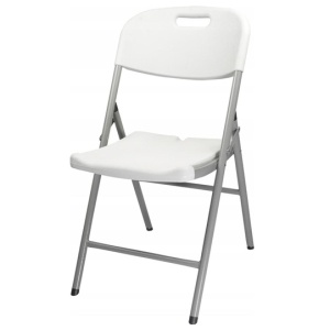 SCAUN PLIABIL 54X54X86CM ANTIDERAPANT ALB ZUM-4765