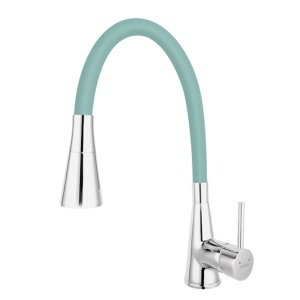 BATERIE BUCATARIE STATIVA CU PIPA FLEXIBILA ZUMBA2 BZA42M VERDE MENTA FERRO