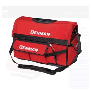 GEANTA DE SCULE DIN MATERIAL TEXTIL INCHISA 52X25X36CM BENMAN