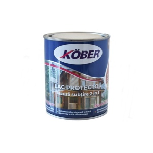LAC PROTECTOR LAZURA SUBTIRE 2 IN 1 TEAK 0.75 l KOBER