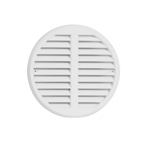 RAMA AERISIRE ROTUNDA CU OBLOANE REGLABILE 125-160 ALB