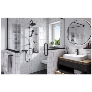 SET DUS RONDO NEGRU MAT NP21-BL FERRO - Img 3