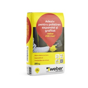 ADEZIV POLISTIREN WEBER P39 25 Kg