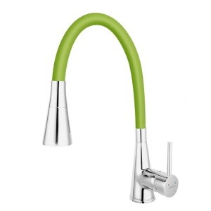 BATERIE BUCATARIE STATIVA CU PIPA FLEXIBILA ZUMBA2 BZA42G VERDE FERRO