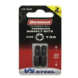 BIT DE IMPACT TORX T30 25MM BENMAN