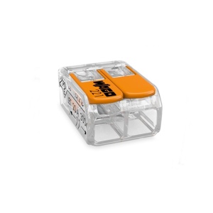CONECTOR COMPACT CU 2 CONECTORI WAGO