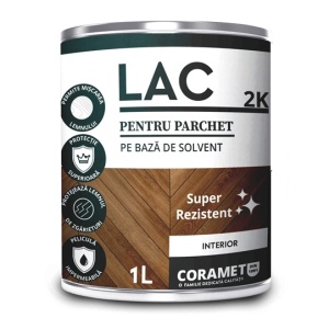 LAC PARCHET 2K BICOMPONENT CORAMET LUCIOS SOLUTIA 1 3.265l