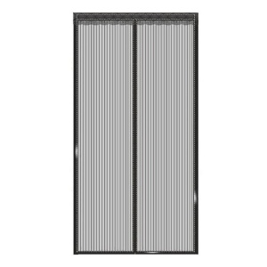 PLASA ANTI-INSECTE CU INCHIDERE MAGNETICA LATIME 80-100CM INALTIME 210-220CM GRI