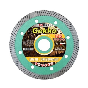 DISC DIAMANTAT GRESIE GEKKO 125mm DIATECH
