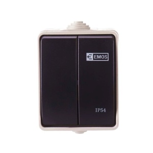 INTRERUPATOR DUBLU PT IP54 A1398.1 EMOS