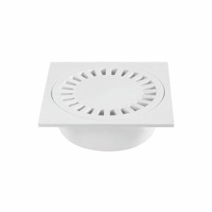 SIFON DE PARDOSEALA CU IESIRE VERTICALA PV DN 50/55B ALB