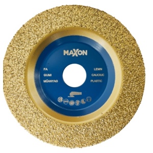 DISC PENTRU SLEFUIT LEMN CU GRANULATIE GROSIERA PLAT CCW-LEP 125 MAXON