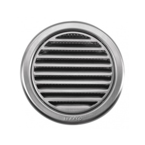 RAMA AERISIRE ROTUNDA CU PLASA VM 125 N INOX HACO